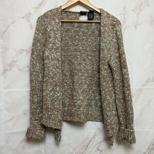 Harley-Davidson Tan and Cream Knit Cardigan